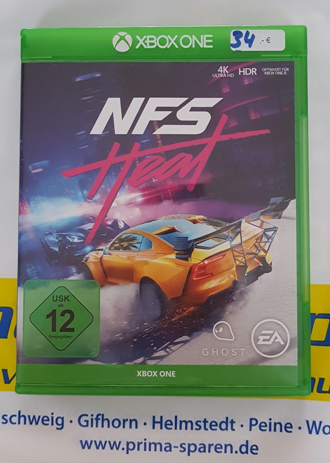 Xbox One Game / Spiel NFS Heat ⋆ Prima Sparen